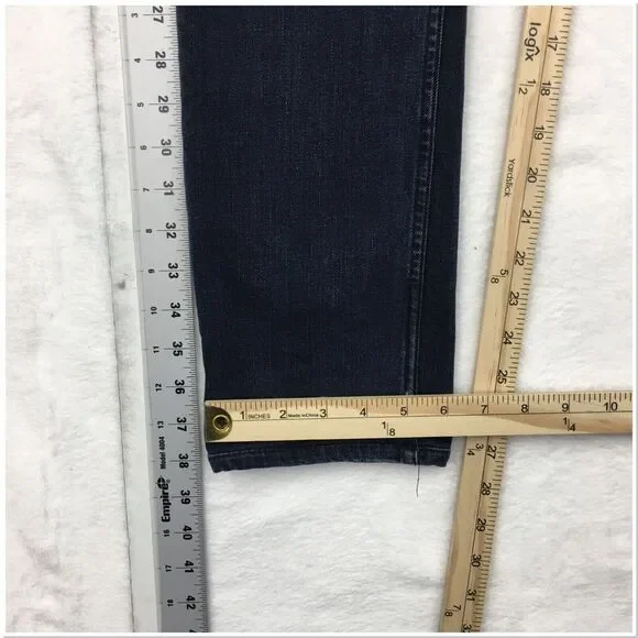 Acne Studios Ace Stay Blue/Black Denim Jeans Men's Size‎ 30x28 Dark Wash